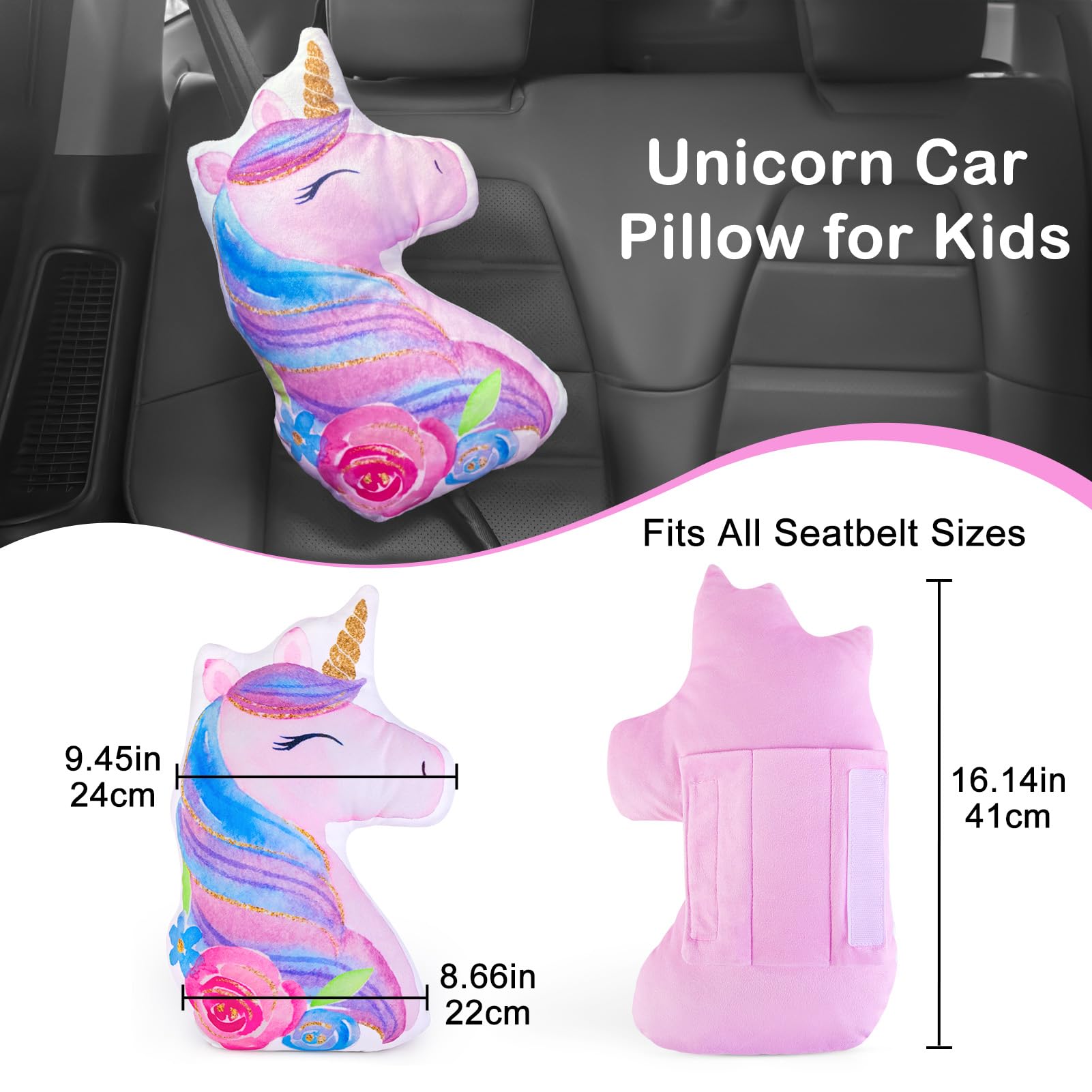 FIODAY seatbelt cover is machine washable and hand washable for quick cleaning.