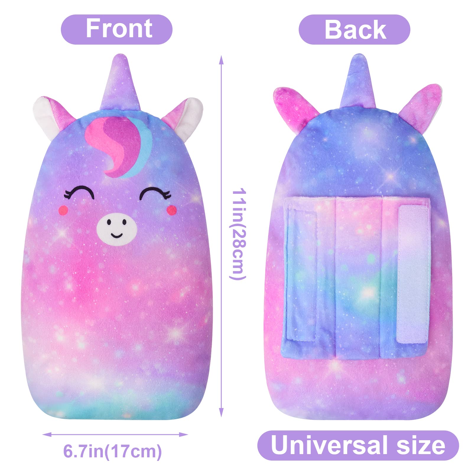 FIODAY unicorn cushion design in purple for kids travel