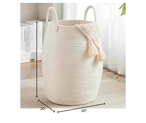 Fiona's magic 105L hamper beige interior complements neutral living spaces and storage.