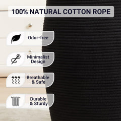 Fiona's magic 105L hamper side weave detail emphasizes durable decorative texture.