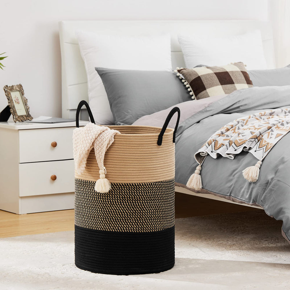 Fiona's magic collapsible basket in use shows versatile storage in small spaces