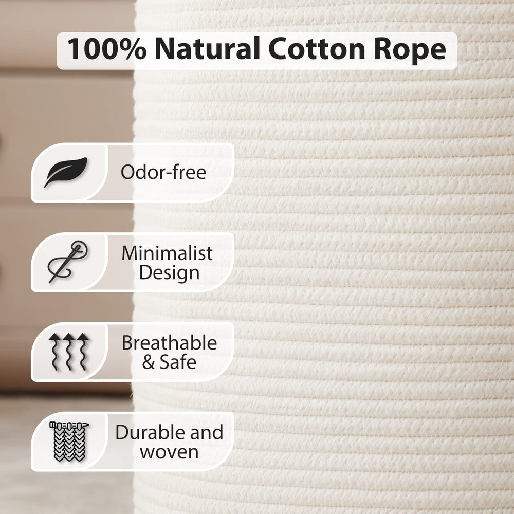 Fiona's magic living room basket doubles as decorative hamper while handling laundry and toys.