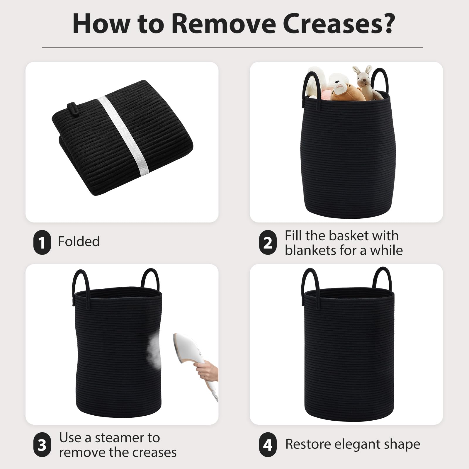 Fiona's magic reinforced stitching handles enable easy carrying of heavy items