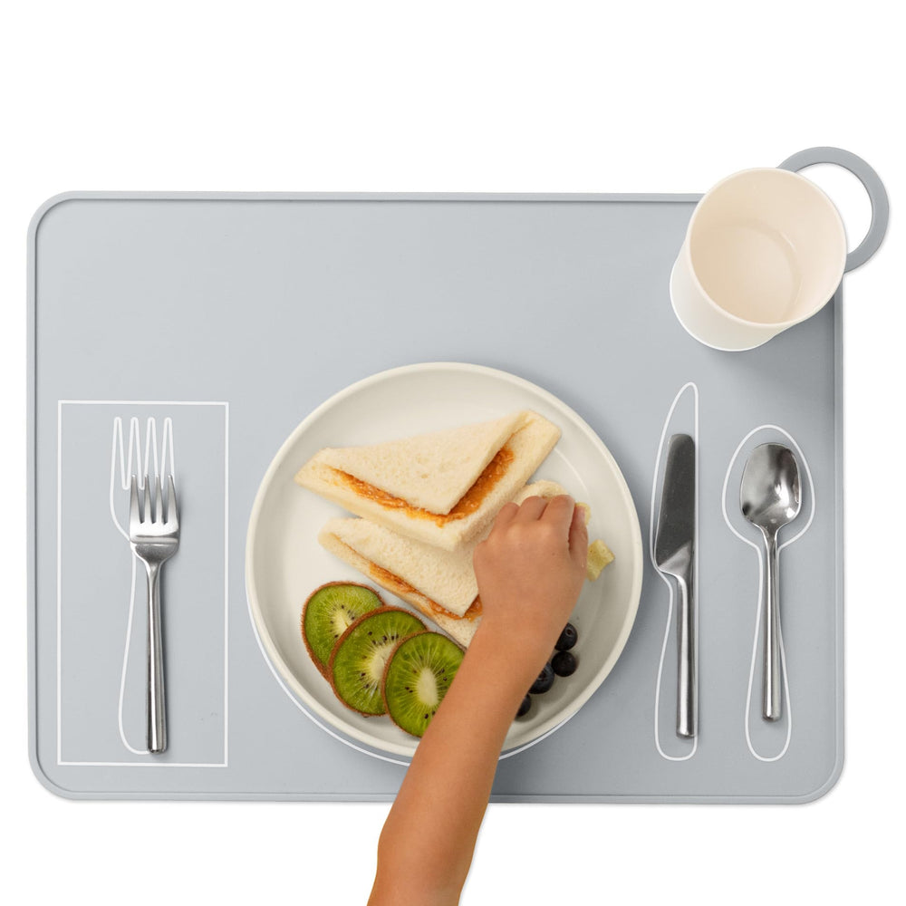 Fire Rooster Kids placemat helps children prepare for family meals