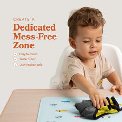 Fire Rooster Kids placemats easy clean back resist dust and quick drying