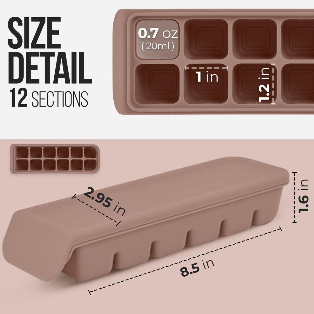 Firgi dishwasher-safe silicone tray cleans easily after use.