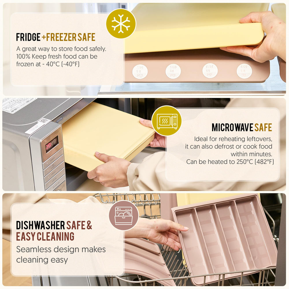 Firgi heat-resistant container is easy to sanitize by boiling or dishwasher.