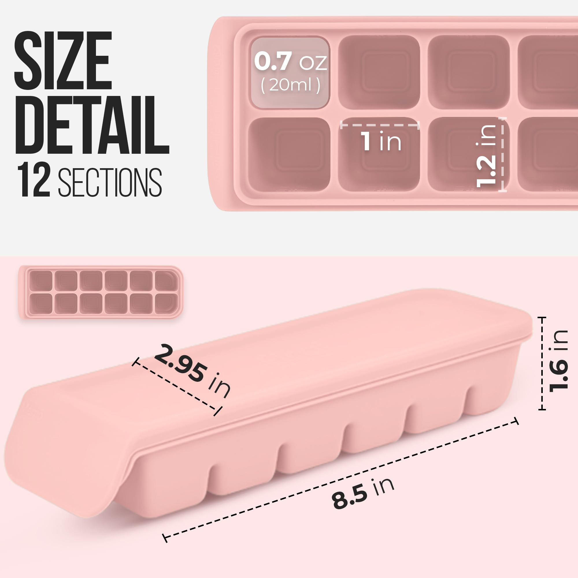 Firgi flat-lid-label-memo-area helps you identify contents at a glance.