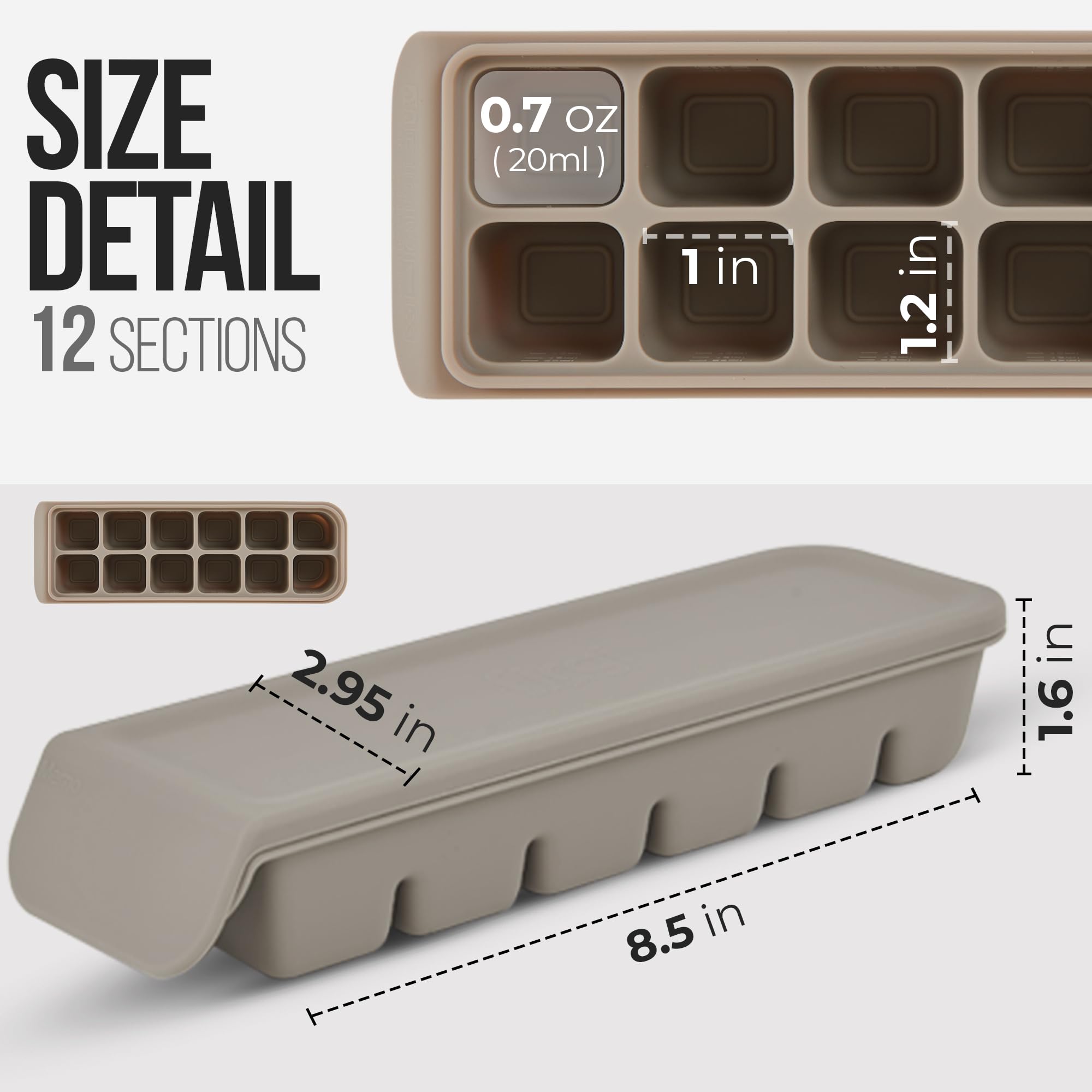 Firgi leak-resistant lid keeps flavors separate and contained