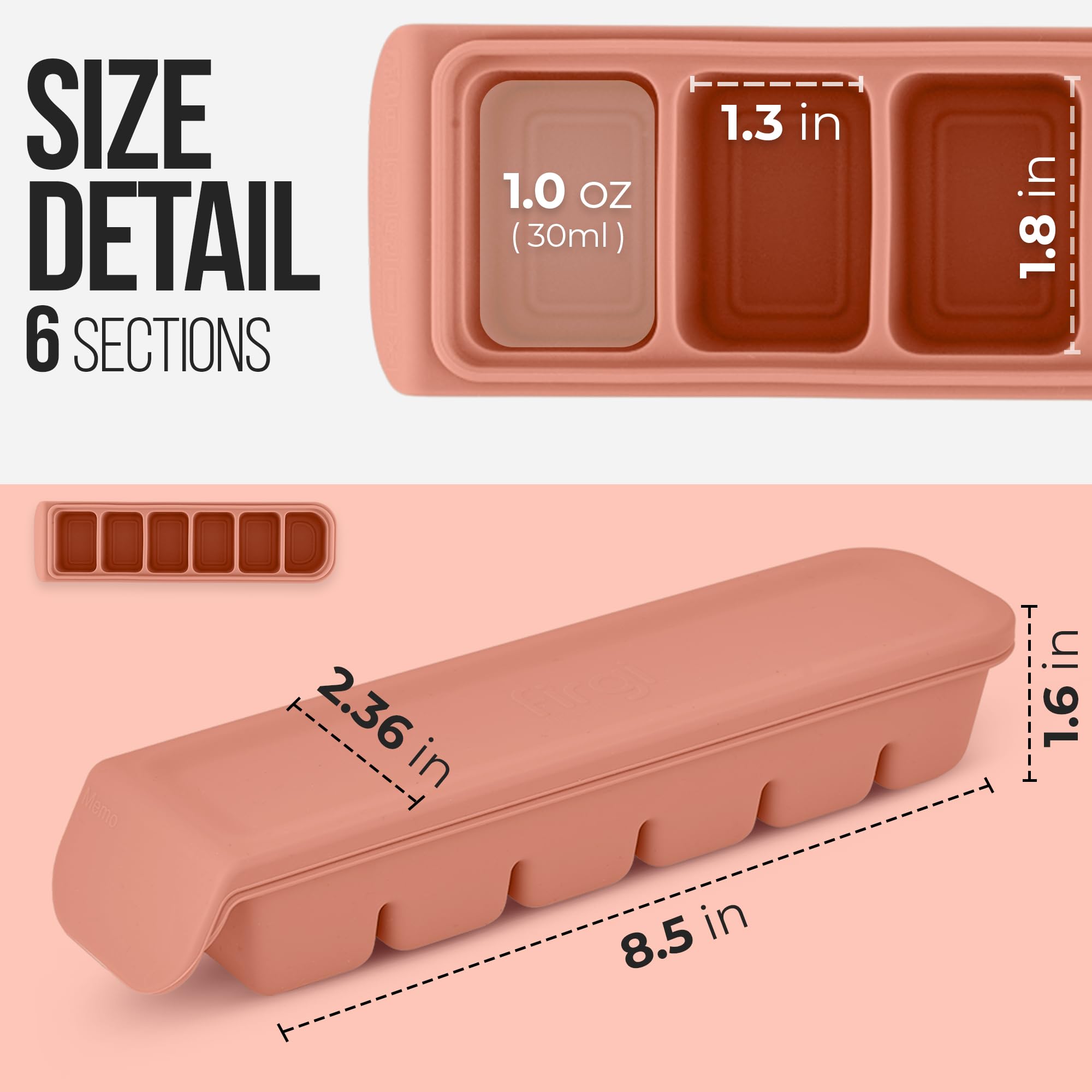 Firgi stackable freezer design saves space and stays organized