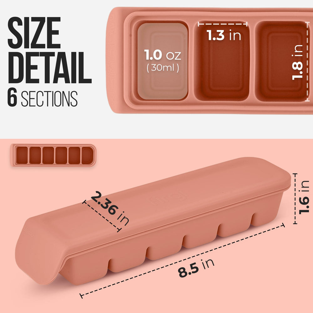Firgi stackable freezer design saves space and stays organized