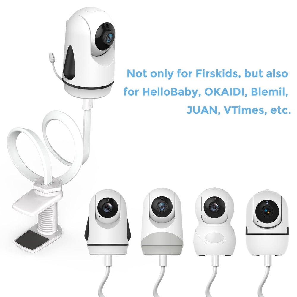 Firskids white clip on crib enables easy angle adjustments.