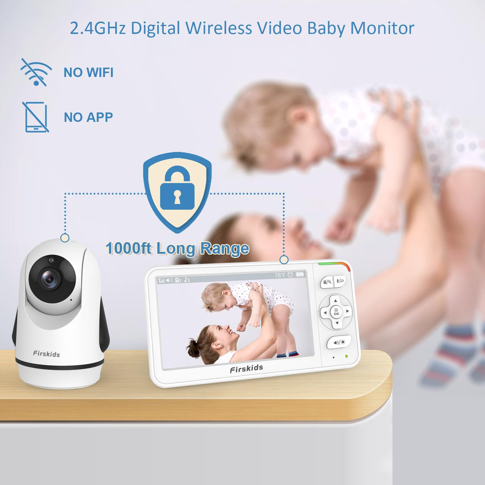 Firskids automatic night vision preserves visibility in dim rooms.