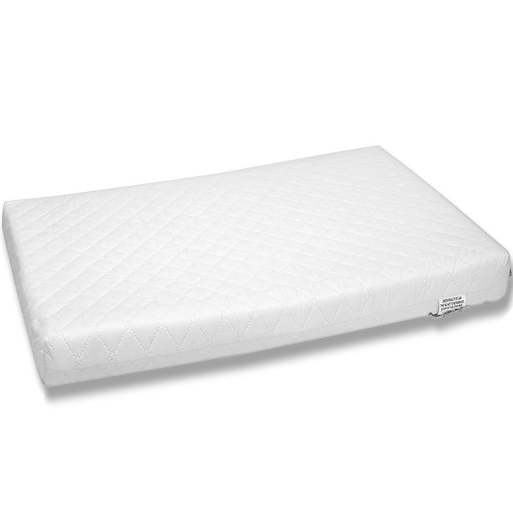 First Essentials bassinet mattress water-resistant cover keeps the sleep space clean.