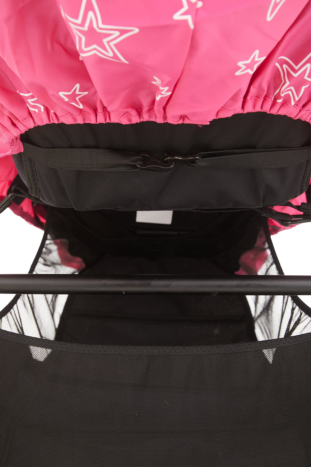 First Essentials pink cover clear window for visibility and protection