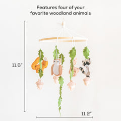 First Landings forest mobile owl — gentle visuals for early sensory delight.