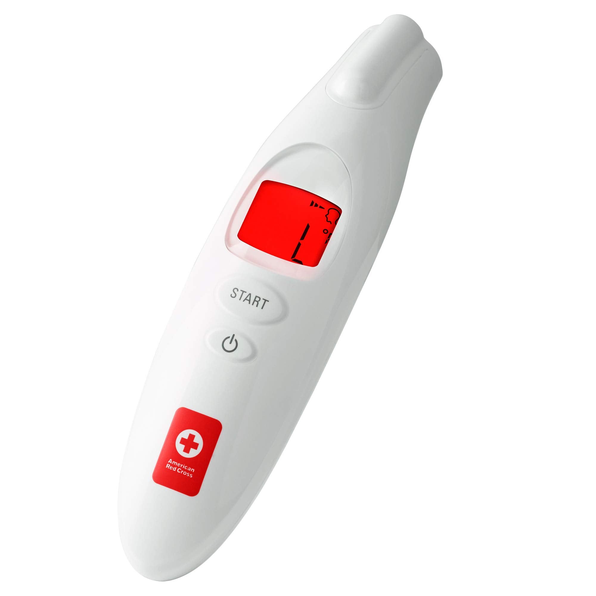 The First Years American Red Cross thermometer large screen display enables easy reading.