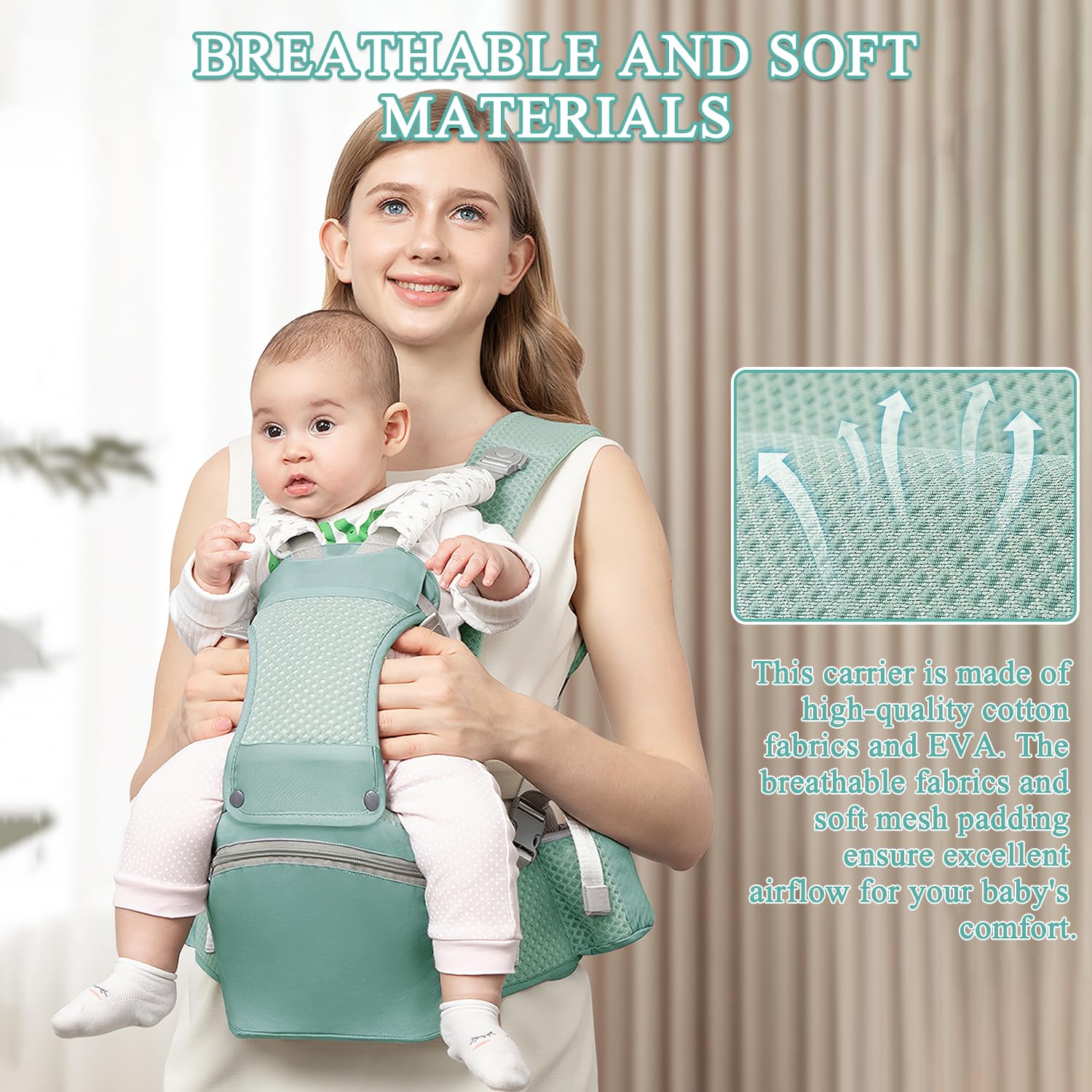 Fisca ergonomic shoulder straps distribute weight evenly for comfort.