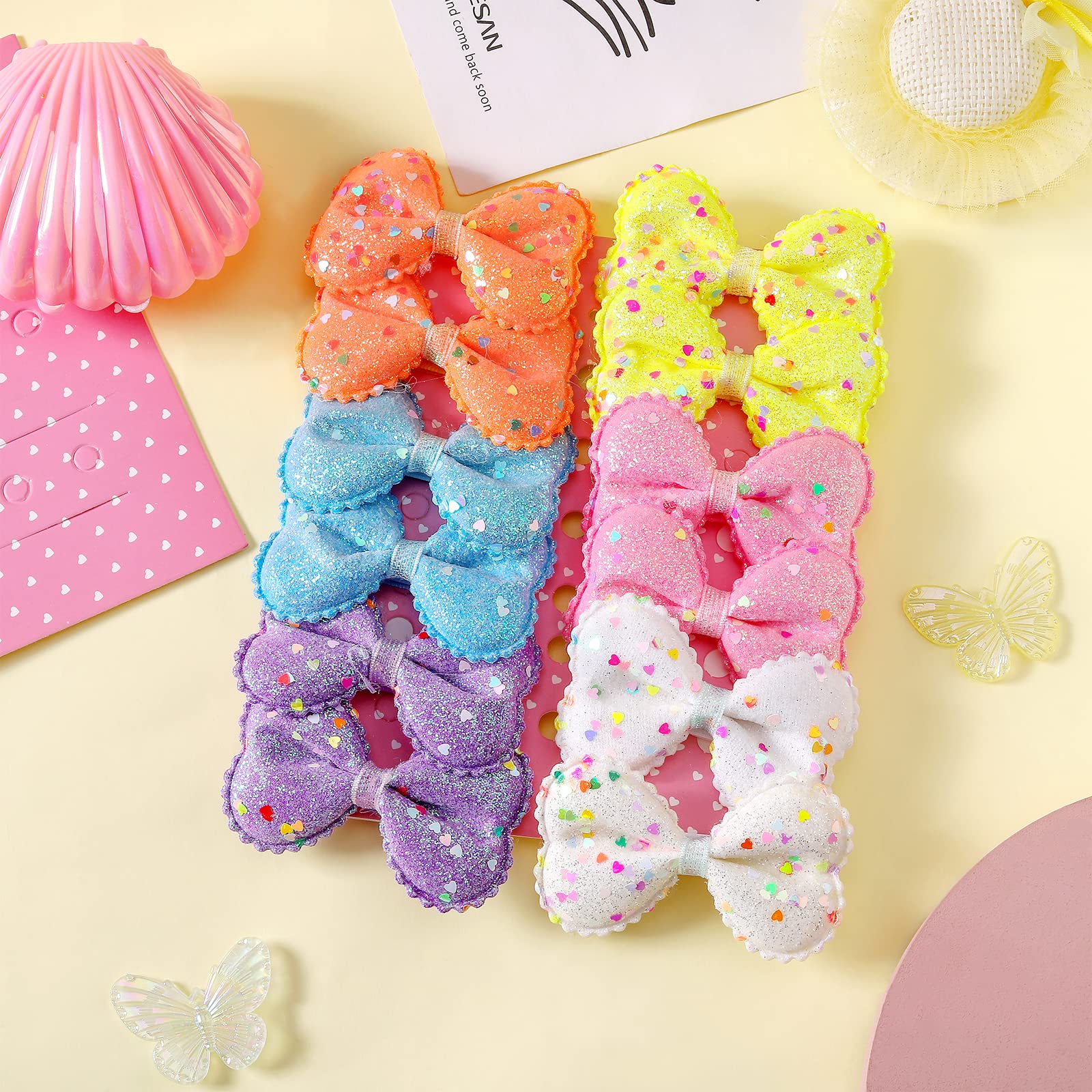 Fishdown Glitter Bows gift-ready set ideal for birthdays.