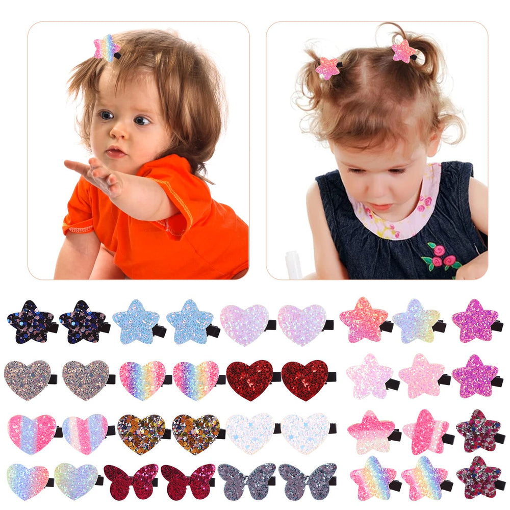Fishdown Sparkle Sequins butterfly clip close-up delivers light, cheerful sparkle for everyday wear.