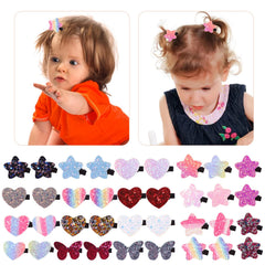Fishdown Sparkle Sequins butterfly clip close-up delivers light, cheerful sparkle for everyday wear.