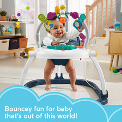 Fisher-Price Astro Kitty Jumperoo light-up command center with colorful lights and music
