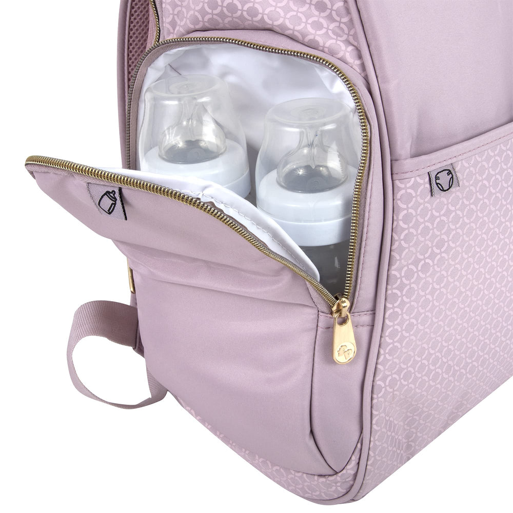 Fisher-Price Baby Fastfinder Gemma bag organizer pockets pink helps keep essentials sorted