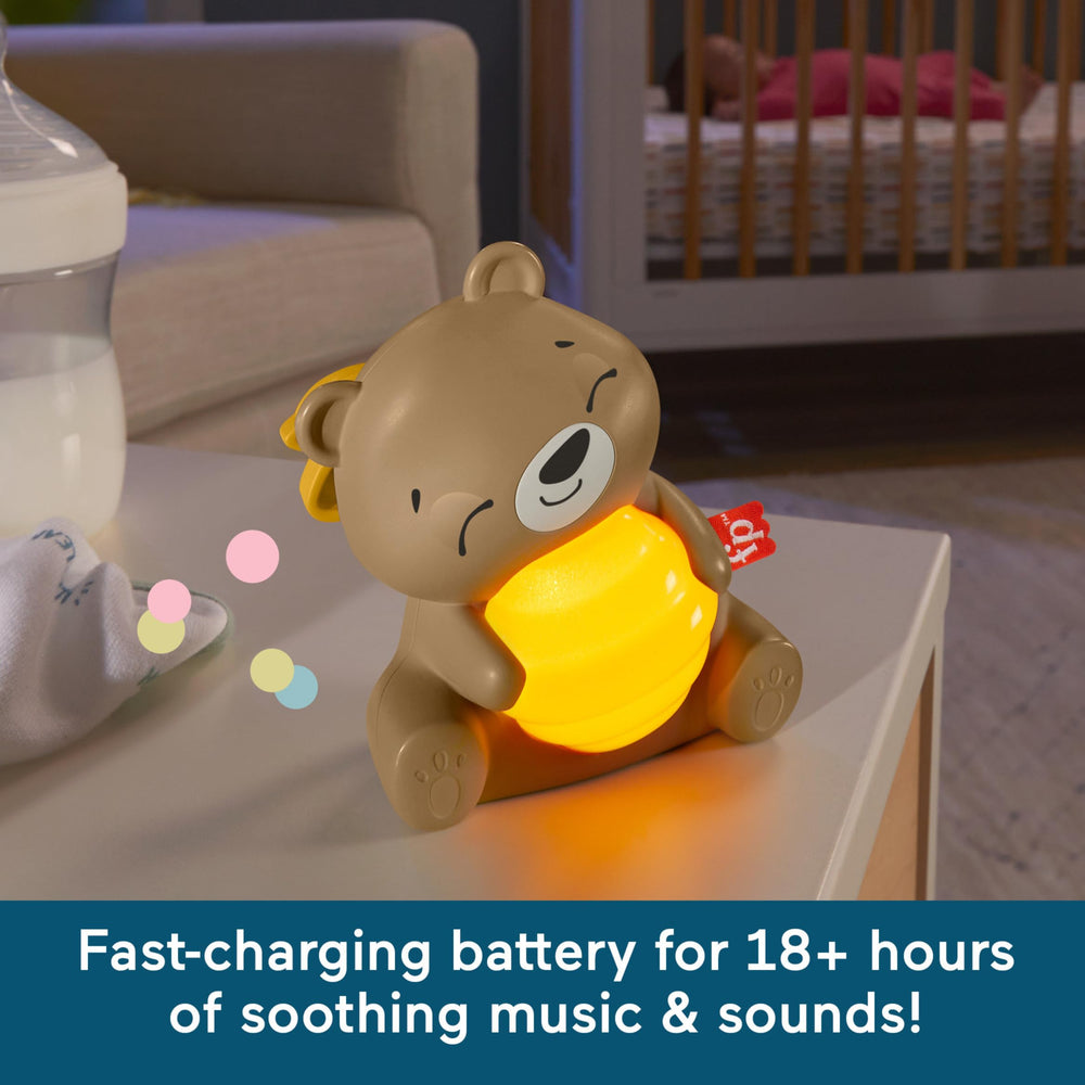 Fisher-Price Beary features all-night play for ongoing comfort as baby settles.