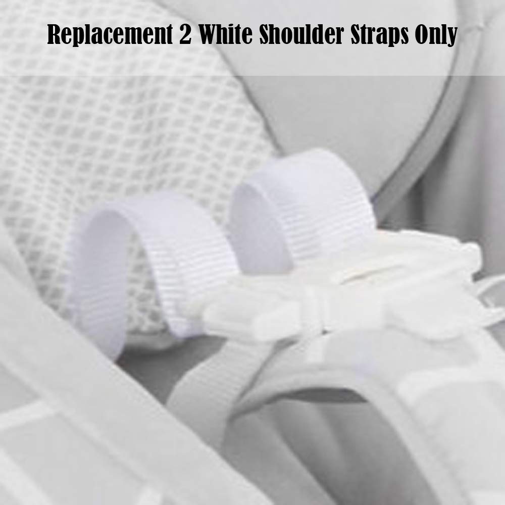 Fisher-Price replacement parts white shoulder straps ready to refresh your Cradle 'n Swing