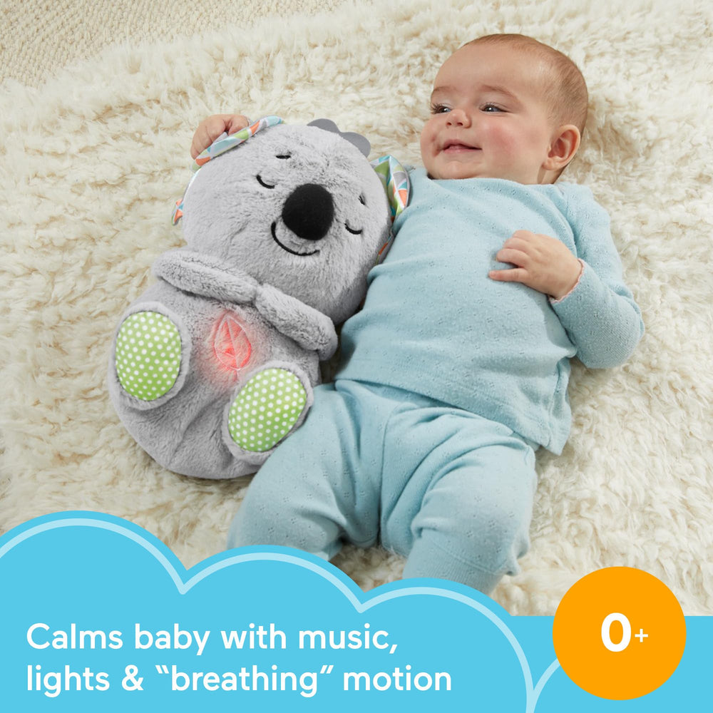 Fisher-Price Koala customizable music and sounds with volume control for soothing options.