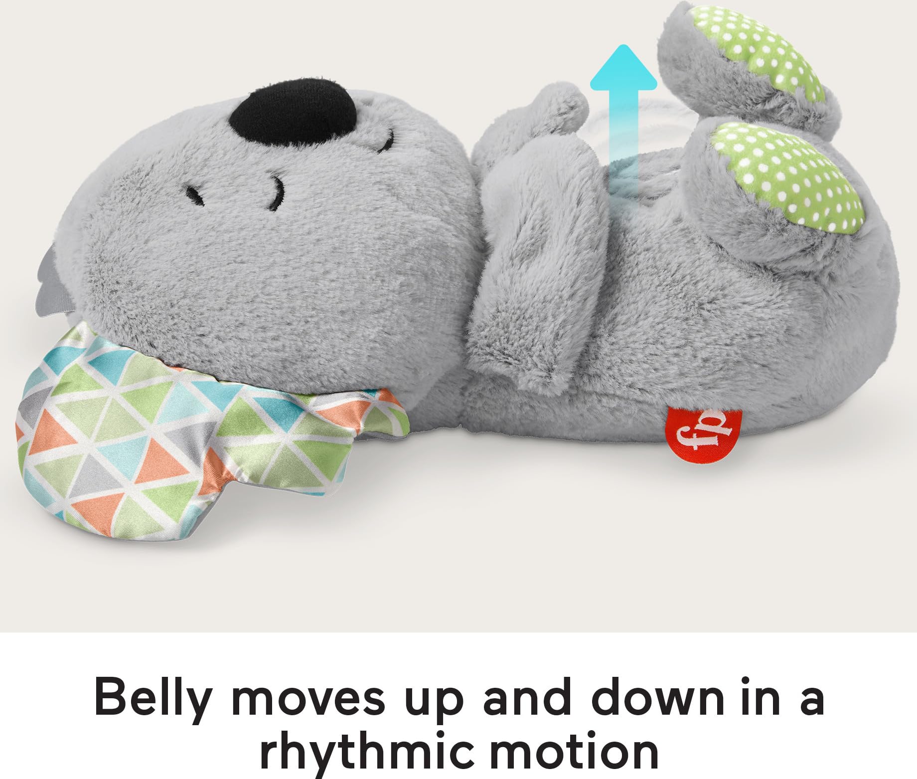 Fisher-Price Koala lights in three colors create ambient night-time glow.