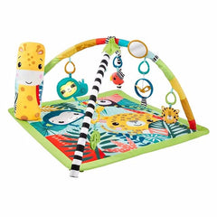 Fisher-Price Rainforest Sensory Gym crinkle tiger toy for tactile play