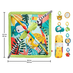 Fisher-Price Rainforest Sensory Gym Music & Lights Sloth toy engaging baby