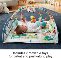 Fisher-Price self-discovery mirror highlights self-awareness during tummy time