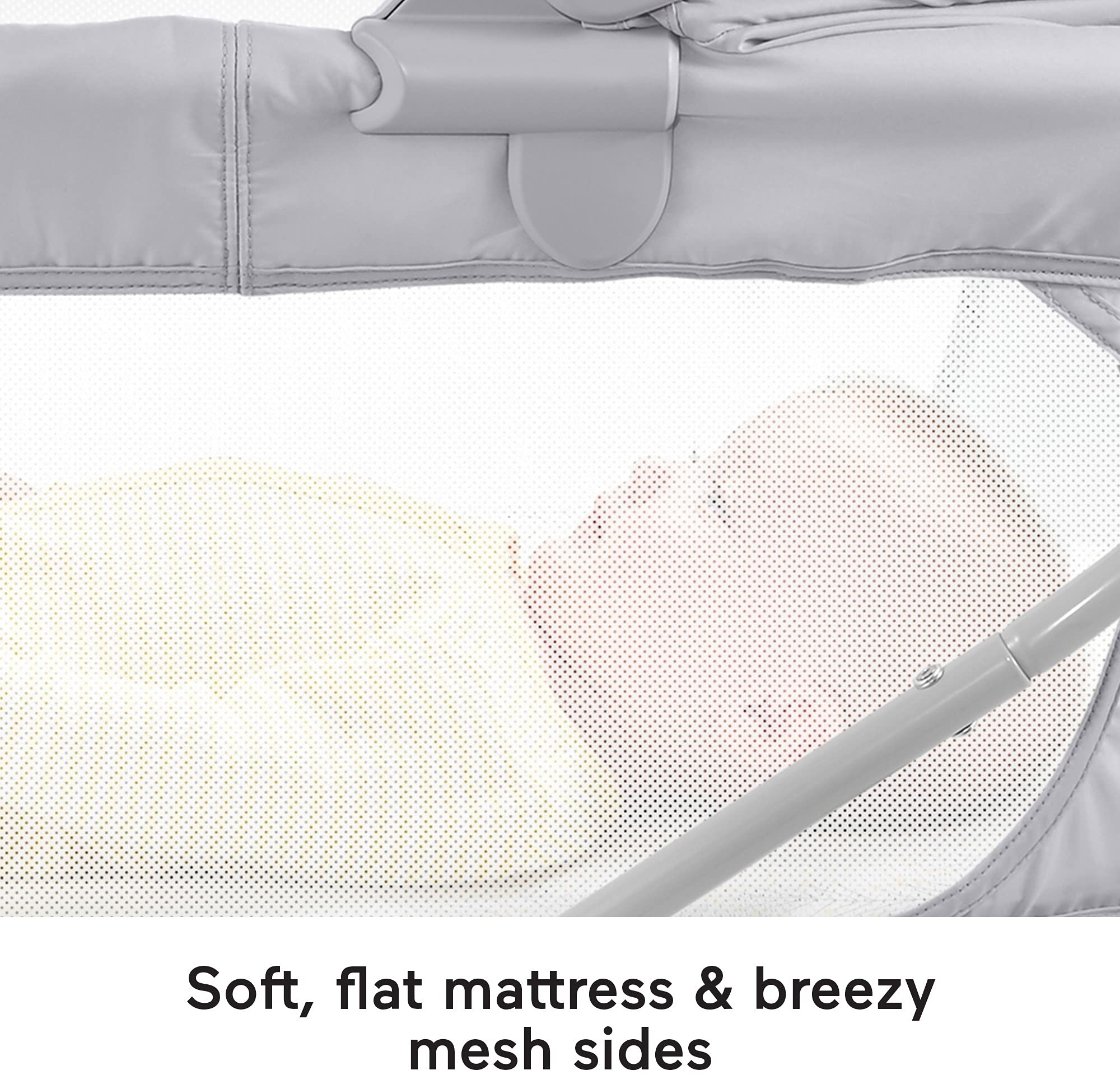 Fisher-Price Soothing View Bassinet vibrations and music soothe baby