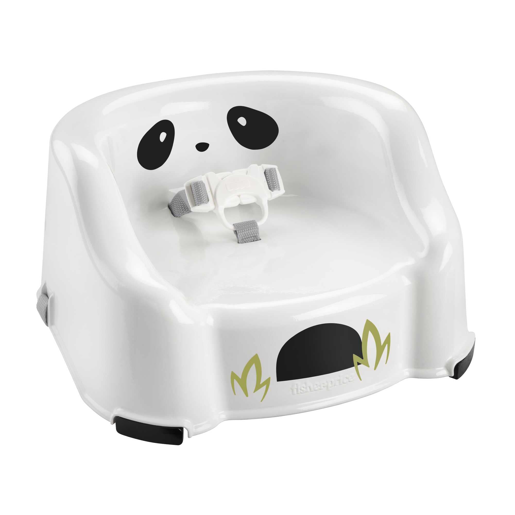 Fisher-Price toddler booster seat panda front view showing portable dining support