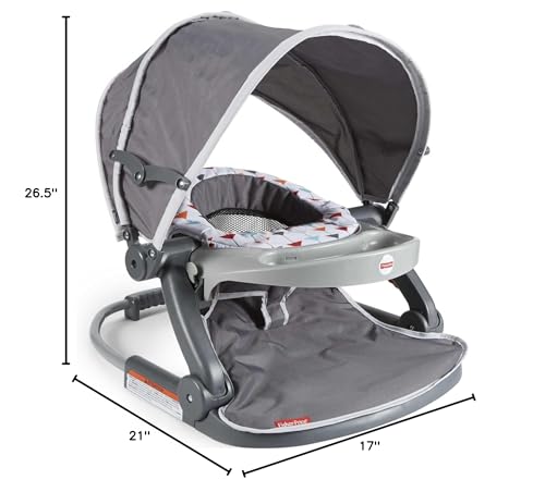 Fisher-Price Travel Baby Chair weight-capacity-25lb supports infants up to 25 pounds.