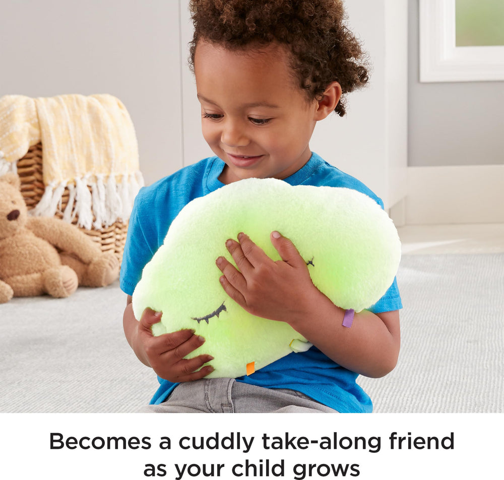 Fisher-Price Twinkle & Cuddle Cloud with Ready, Settle, Sleep playlist for gentle bedtime.