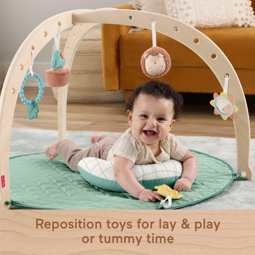 Fisher-Price sun mirror toy to encourage visual tracking during play