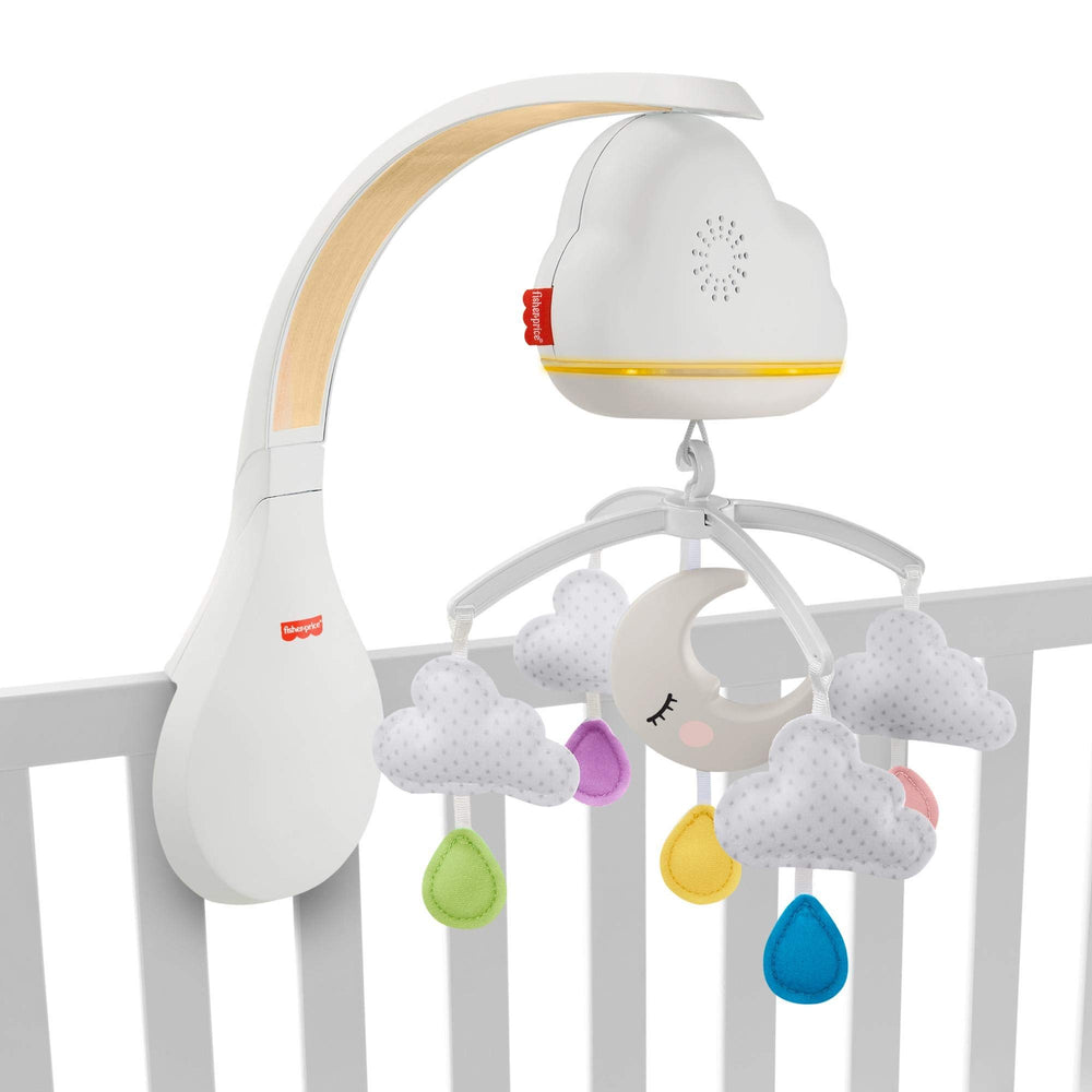 Fisher-Price Calming Clouds Mobile nightlight glow for night routine