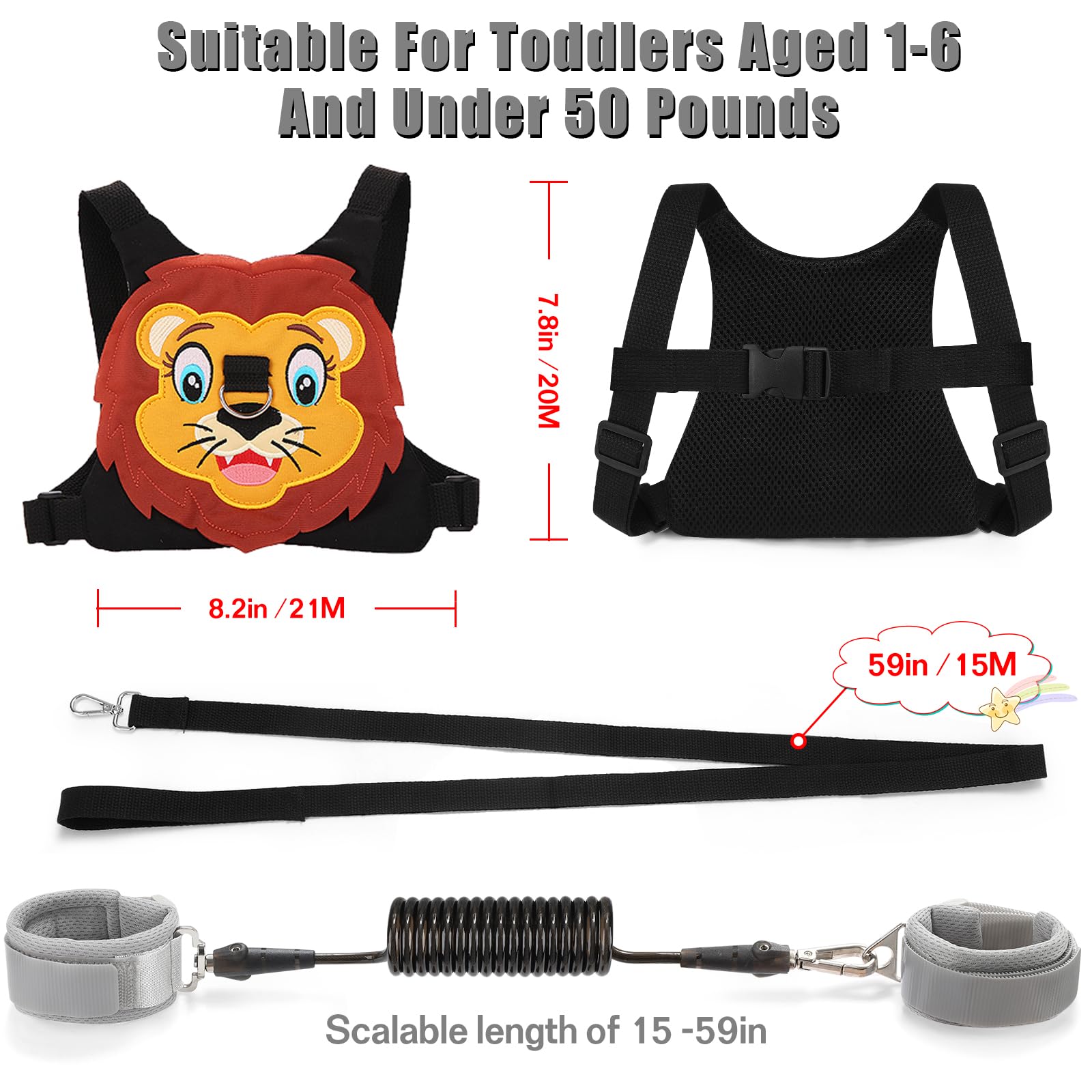 FITARTS Anti-Lost Wrist Link close-up highlights secure buckle for supervising in crowds