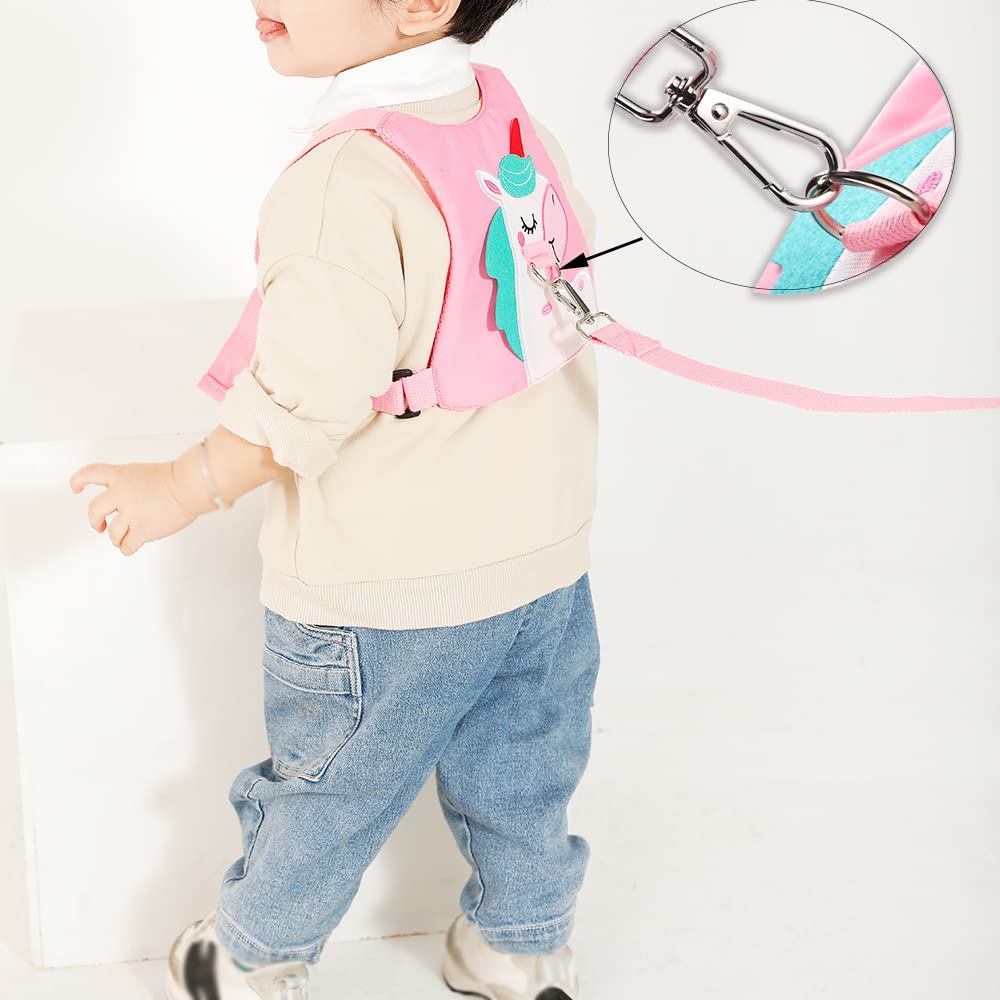 FITARTS breathable polyester harness in pink for comfortable all-day wear.