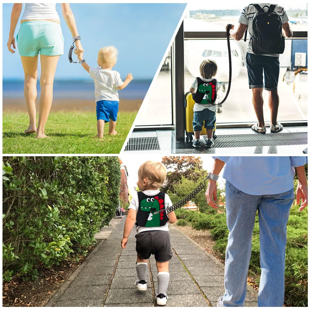 FITARTS toddler leash travel-friendly setup supports supervision in airports and parks.