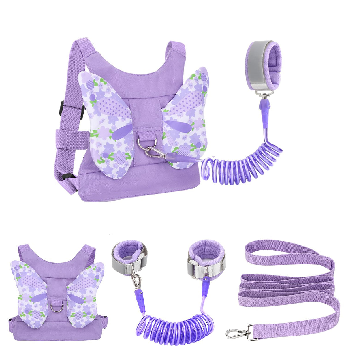 FITARTS Toddlers Leash with angel wings design keeps kids close in crowded outings