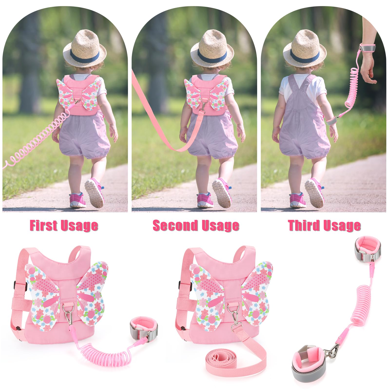 FITARTS Toddlers Leash safety buckle facilitates quick adjustments and secure positioning
