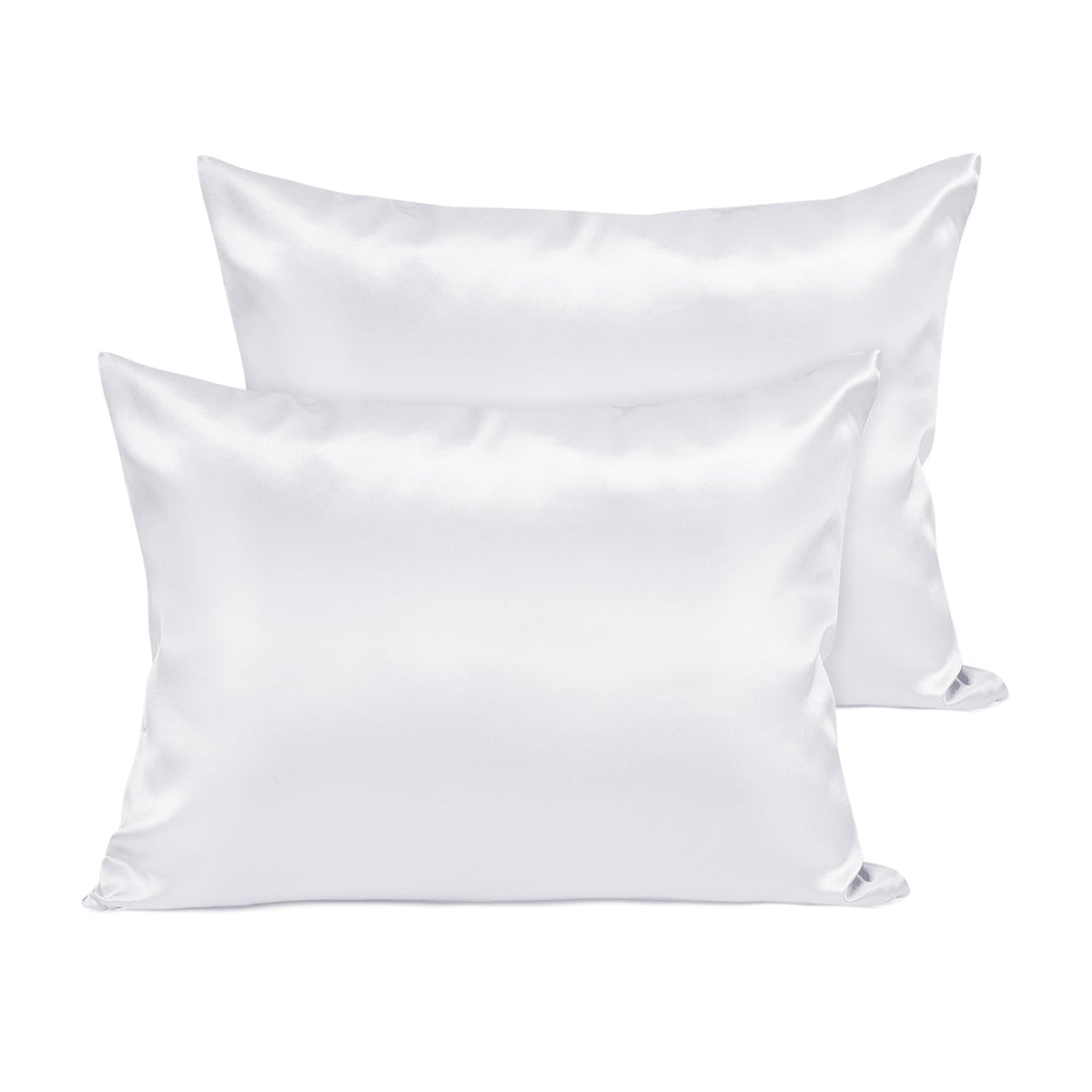 Fittia toddler pillowcase white satin close-up showing silky texture for delicate skin