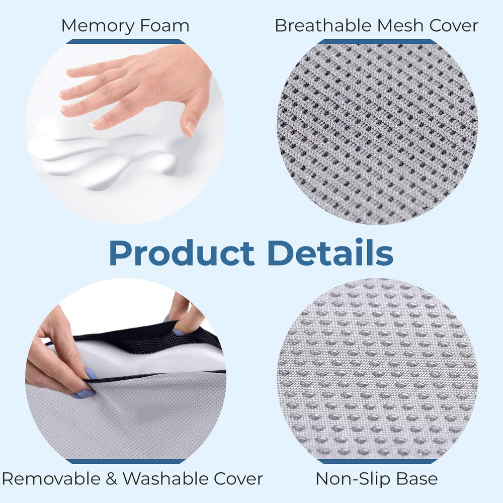 5 Stars United seat cushion ideal for car travel and on-the-go comfort
