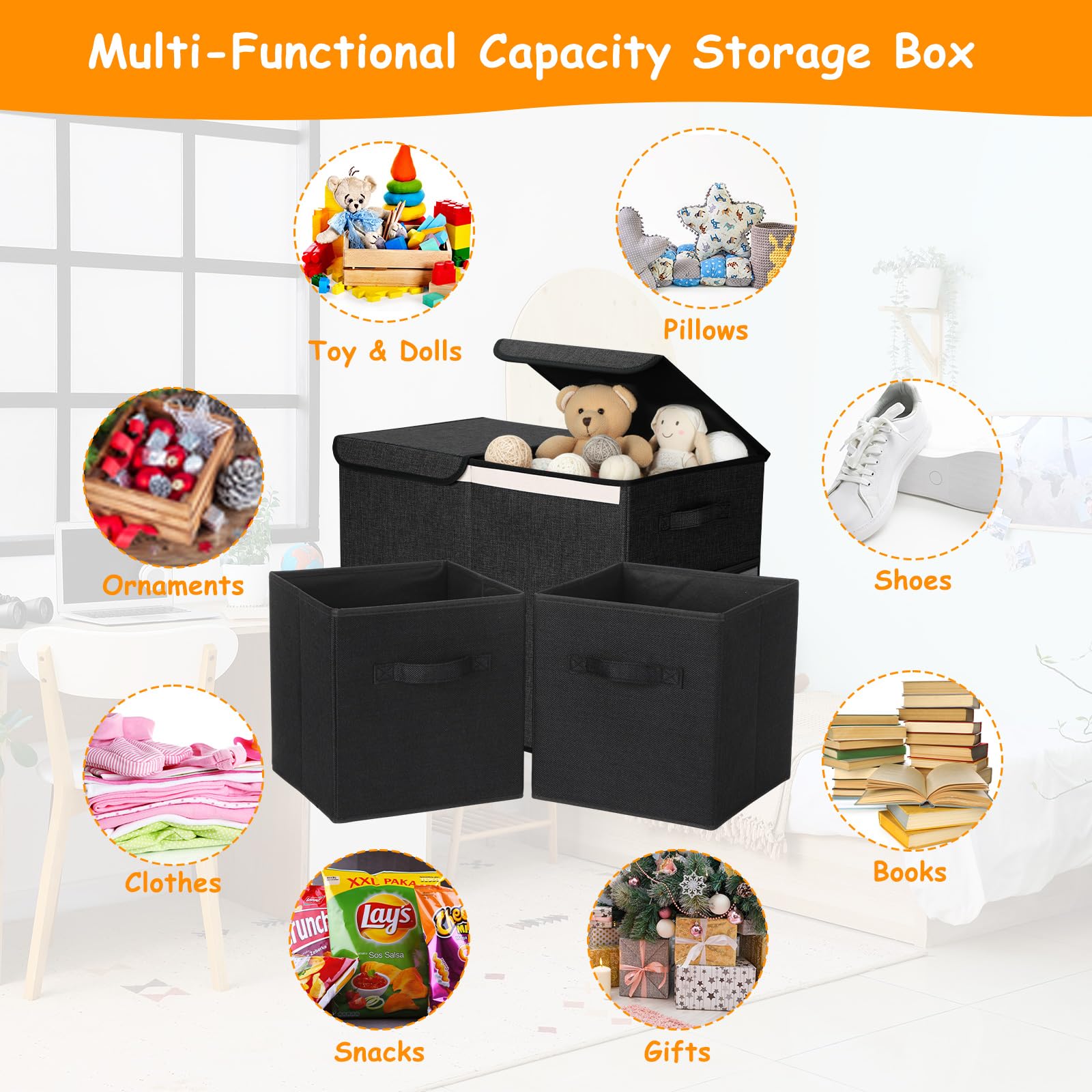 Fiwochic reinforced handles make moving the box safe and simple.