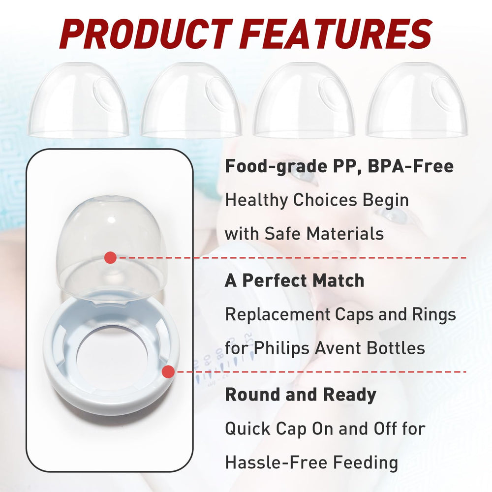 FixlyFido bottle cap pack open close captures easy on-the-go replacements