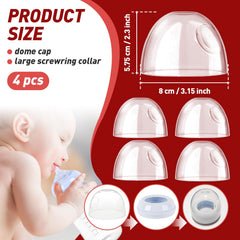 FixlyFido cap closeup shows BPA-free PP material for safe, chemical-free feeding